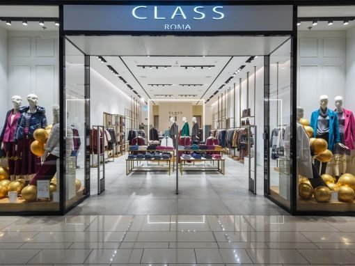 RESTYLING NEGOZIO DI ABBIGLIAMENTO CLASS – PORTE DI ROMA